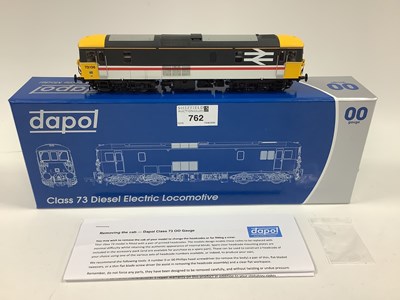 Lot 762 - A Boxed Dapol 00 Gauge Class 73 "73136", in...