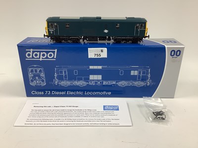 Lot 755 - A Boxed Dapol 00 Gauge Class 73 Locomotive...