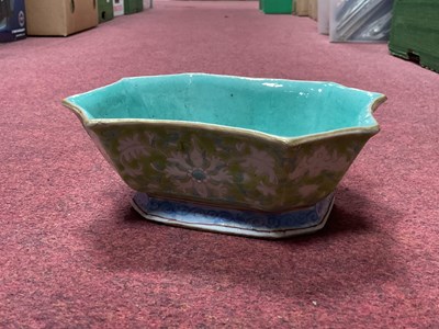 Lot 1081 - XIX Century Pottery - Chinese dishes, Boots...