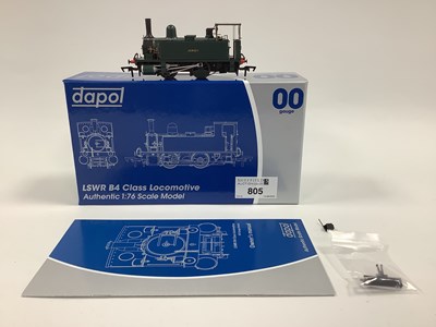 Lot 805 - A Boxed Dapol 00 Gauge B4 0-4-0 "91 Jersey",...