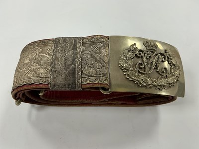 Lot 500 - Victorian British Army Officer's Belt Buckle...
