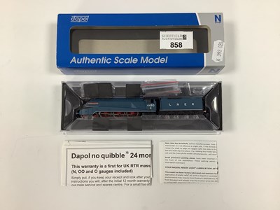 Lot 858 - A Boxed Dapol N Gauge A4 Class "Empire of...