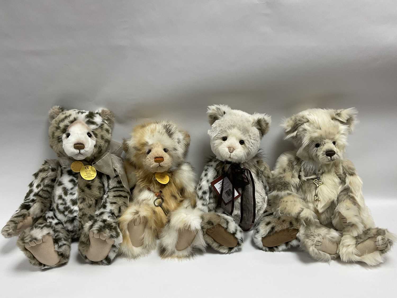 Lot 306 - Four Charlie Bears Teddy Bears designed by...