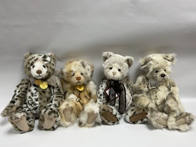 Lot 306 - Four Charlie Bears Teddy Bears designed by...