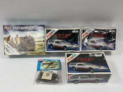 Lot 653 - Ex Shop Stock; Five Plastic Model Kits...