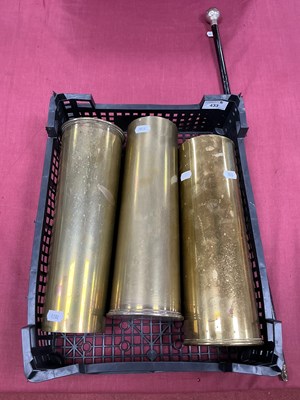 Lot 433 - WWI British 18 Pounder Artillery Shell...