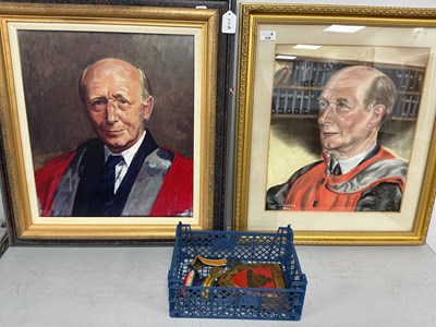 Lot 339 - Paintings of WWI Royal Artillery Veteran Bill...