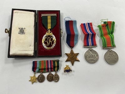 Lot 518 - WWII Medal Group, comprising 1939 - 45 Star,...