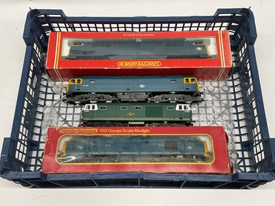 Lot 513 - Four Hornby 00 gauge diesel locomotives: a...