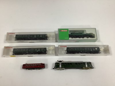 Lot 873 - A Collection of European N Gauge: a Swiss...