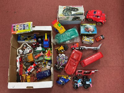 Lot 667 - Ex Shop Stock; A quantity of plastic, diecast...