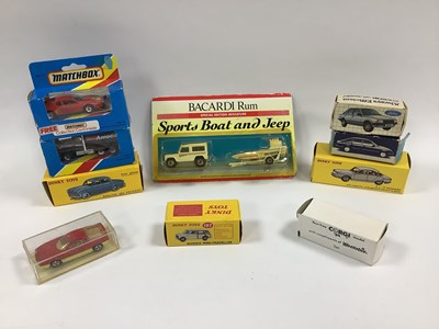 Lot 793 - Ten diecast model vehicles by Norev, Matchbox,...