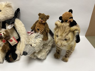 Lot 330 - Ten Teddy Bears / Soft Animals by Hermann,...