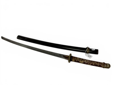 Lot 401 - WWII Japanese Officers Shin Gunto Katana Sword,...