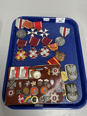 Lot 463 - Collection of Polish Medals, including Cross...