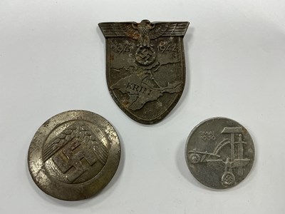 Lot 503 - WWII German Third Reich Crimea Campaign Shield,...