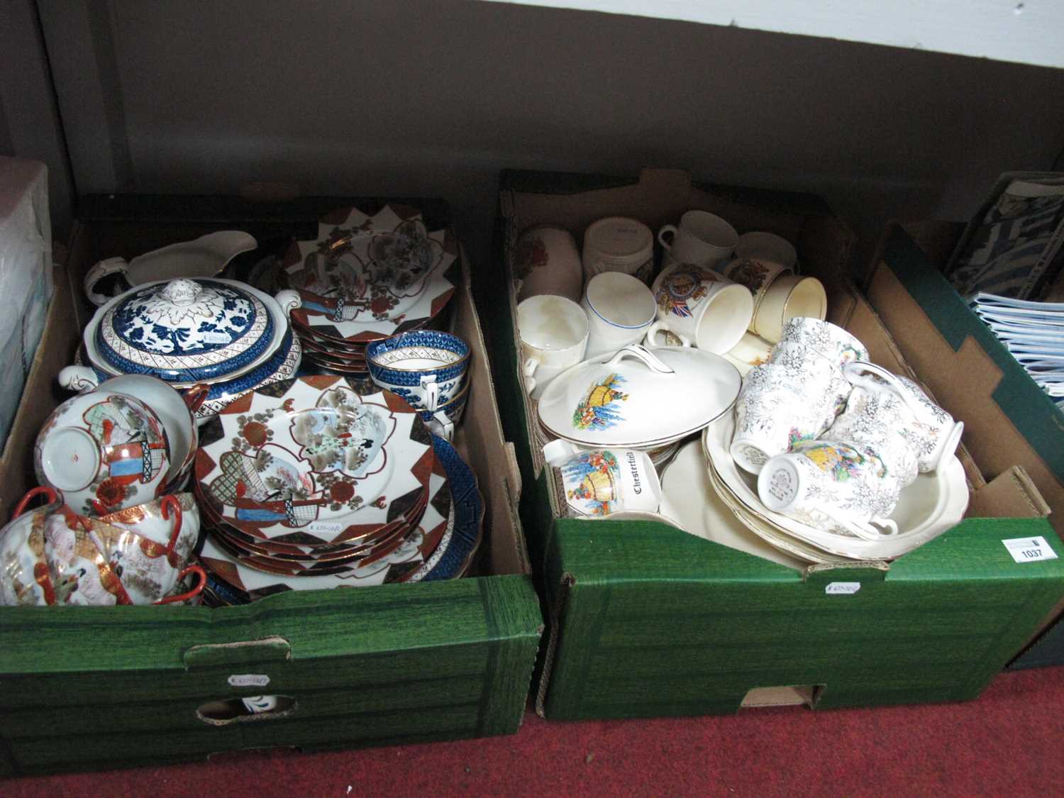 Lot 1037 - Ceramics, including Booths “Old Willow”...