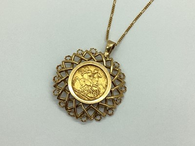 Lot 143 - A Victoria Sovereign Pendant, 1876 (Young...