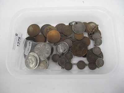 Lot 1275 - Collection Of GB And World Coins, includes GB...