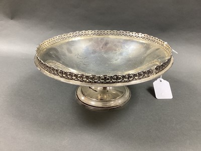 Lot 27 - A Hallmarked Silver Pedestal Dish, London 1928,...