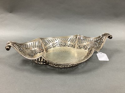 Lot 44 - A Decorative Hallmarked Silver Basket Dish,...