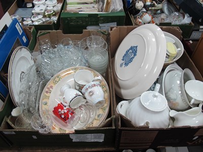 Lot 1187 - Wedgwood 'Blue Elephant', 'Blue Plum',...