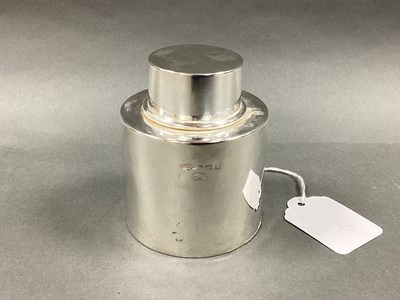 Lot 32 - Asprey; A Hallmarked Silver Caddy, A&Co Ltd...