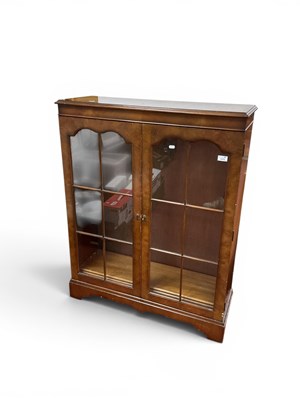 Lot 1473 - Walnut Display Cabinet by Cameo Furniture,...