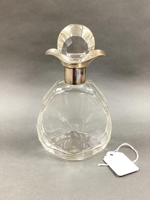 Lot 13 - An Art Deco Style Hallmarked Silver Mounted...