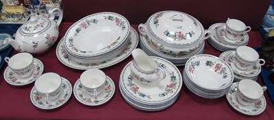Lot 1177 - Aynsley 'Pembroke Blue' Tableware of approx 50...