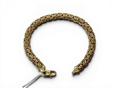 Lot 161 - A Byzantine Style Hollow Link Bracelet, of...