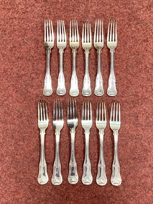 Lot 80 - A Set of Twelve Georgian Hallmarked Silver...