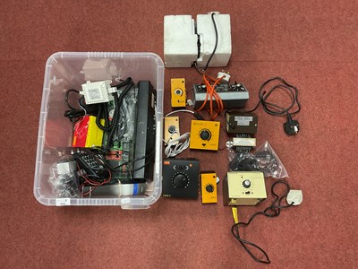 Lot 469 - A quantity of model railway control equipment...