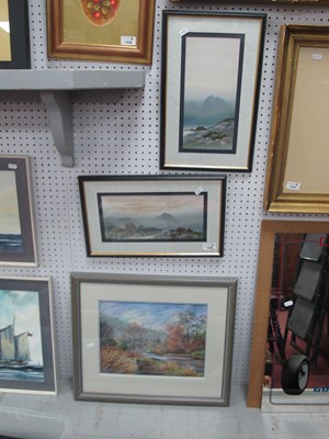 Lot 1448 - Frank Holmes (Born 135) Hignland Scenes, pair...