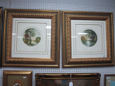 Lot 1437 - After Fare, River Scenes, a pair of prints,...