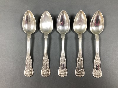 Lot 68 - A Set of Five Georgian Scottish Hallmarked...