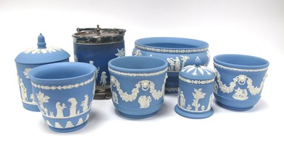 Lot 1042 - A Collection of Wedgwood Jasper Ware Pottery,...