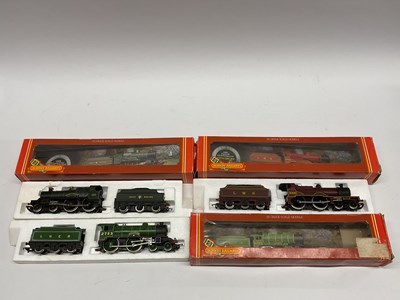 Lot 499 - Three boxed Hornby 00 gauge tender-drive 4-4-0...