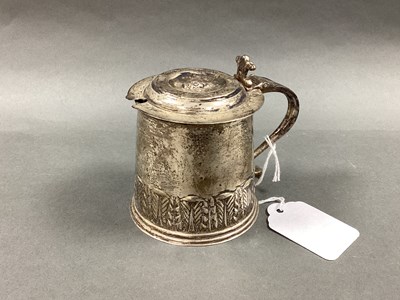Lot 23 - A Hallmarked Silver Lidded Mustard, D&J Welby,...