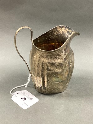 Lot 29 - A Georgian Hallmarked Silver Jug, London 1797...