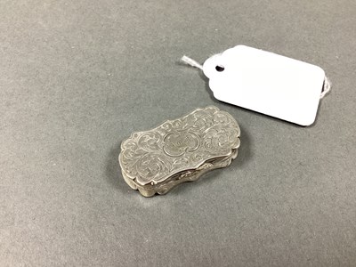 Lot 49 - A Victorian Hallmarked Silver Vinaigrette,...