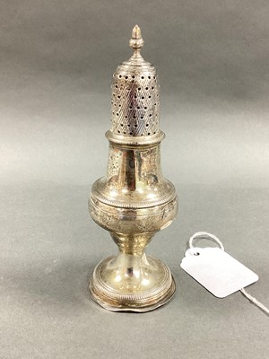 Lot 18 - A Georgian Hallmarked Silver Pepperette,...