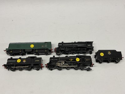 Lot 696 - Four OO Gauge Hornby Dublo adapted locomotives....