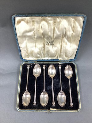 Lot 84 - A Set of Six Hallmarked Silver Coffee Spoons,...