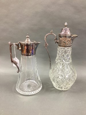 Lot 31 - A Modern Hallmarked Silver Mounted Plain Glass...