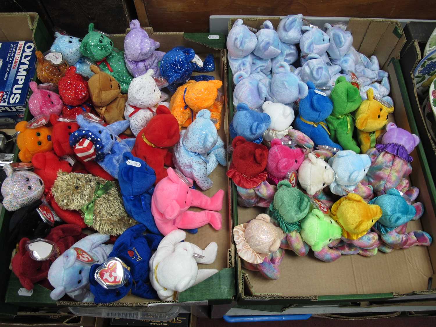 Lot 1056 - Fifty TY Beanie Babies, including “Monthly”...