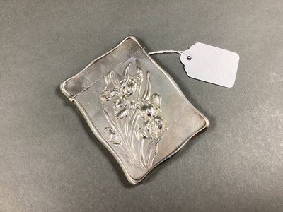 Lot 58 - An Edwardian Hallmarked Silver Card Case,...