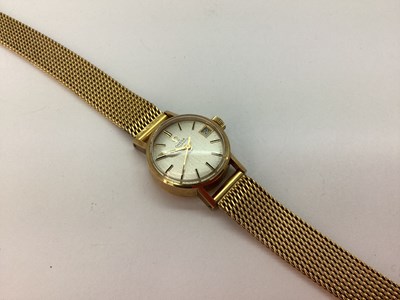 Lot 219 - Omega; A 9ct Gold Cased Automatic Ladies...