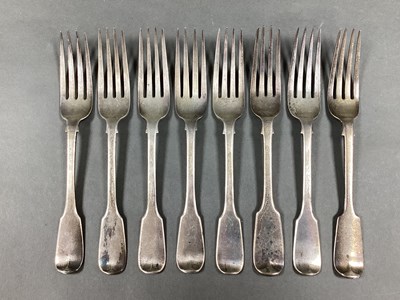 Lot 94 - A Matched Set of Eight Hallmarked Silver...