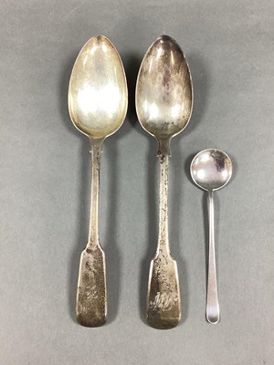 Lot 98 - Two Hallmarked Silver Fiddle Pattern Table...